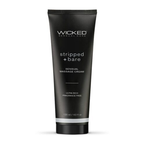 4 oz Massage Cream Stripped & Bare