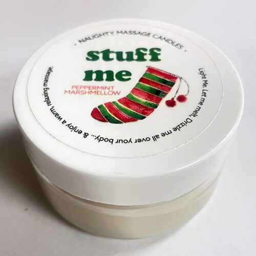 1.7 oz Massage Candle “Stuff Me” Peppermint Marshmallow