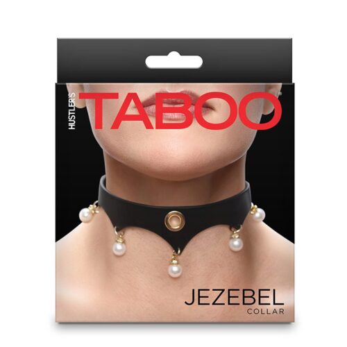 Hustler Taboo Collar Jezebel Black