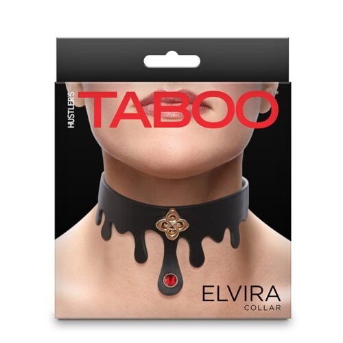 Hustler Taboo Collar Elvira Black