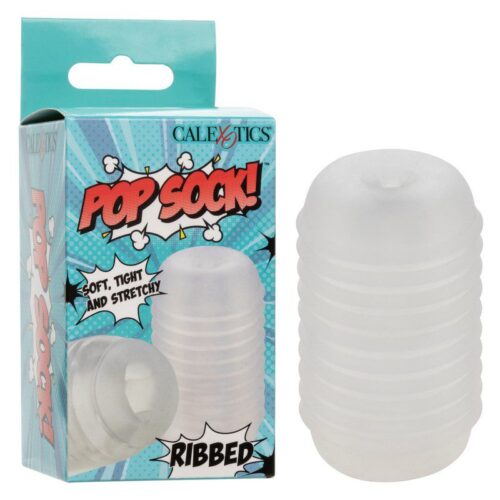 Pop Sock! Ribbed Clear