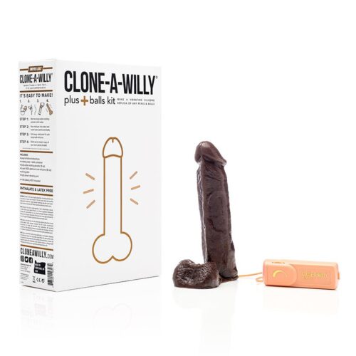 Vibrating Clone-A-Willy With BALLS Deep Tone