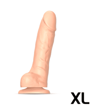 SLIDING SKIN REALISTIC DILDO VANILLA XL