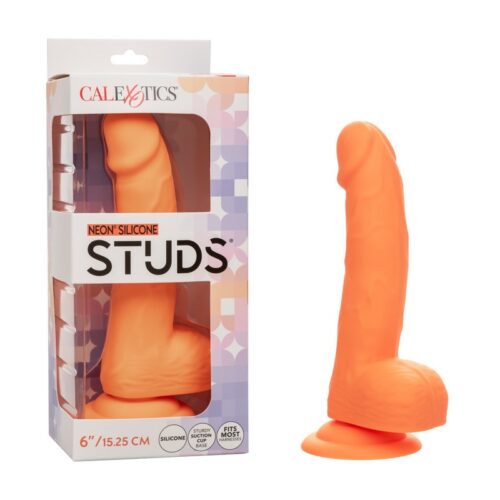 6″ Neon® Silicone Studs Orange