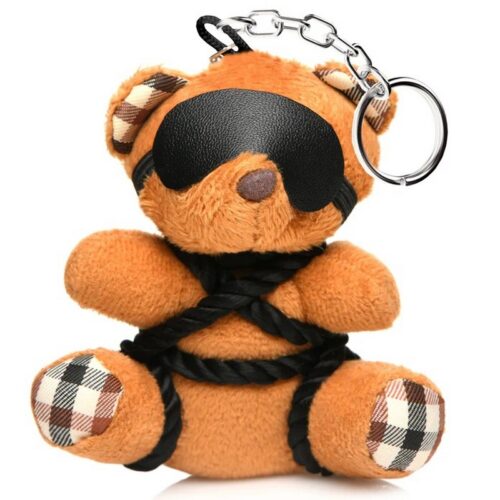 Bound Teddy Bear Keychain