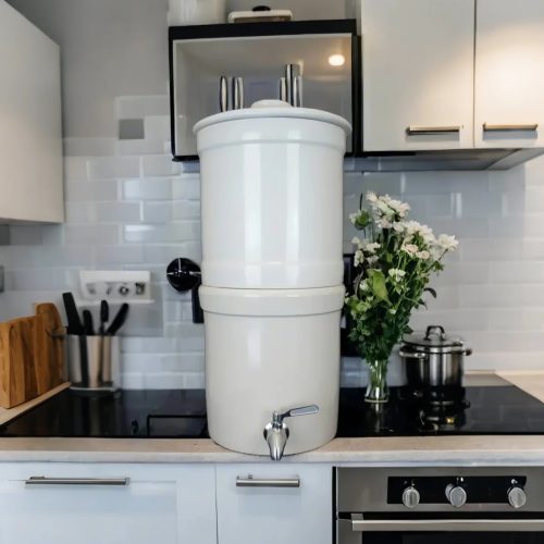 BeyondWater Purestone Artisan Gravity Filtration System - White