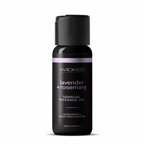 4 oz Sensual Massage Oil Lavender & Rosemary