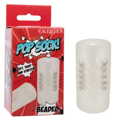 Pop Sock! Beaded Clear