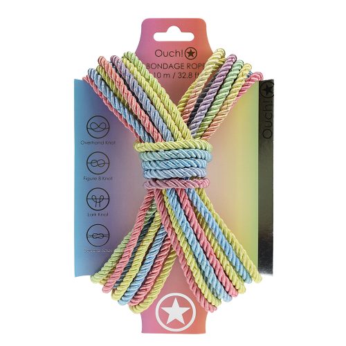 Ouch! Bondage Rope 10m Multicolor 1