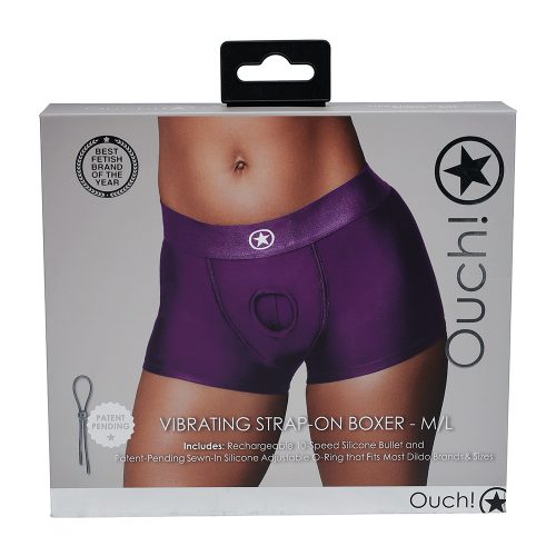 trap-On Boxer Vibrating Purple M/L