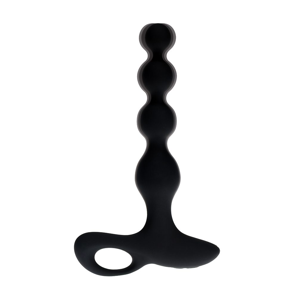 LevelZ Vibrating Beaded Anal Plug Black 3 LevelZ Vibrating Beaded Anal Plug Black - Image 3